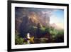 Thomas Cole The Voyage of LifeChildhood-null-Framed Art Print