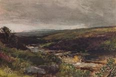 The Downs near Lewes (Seaford Cliff in the distance), c1887-Thomas Collier-Giclee Print