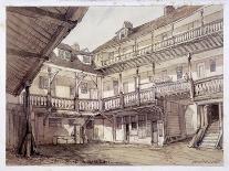 View of Bunhill Row from Bunhill Fields, Finsbury, Islington, London, C1860-Thomas Colman Dibdin-Framed Giclee Print