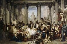 Les Romains de la Decadence-Thomas Couture-Giclee Print