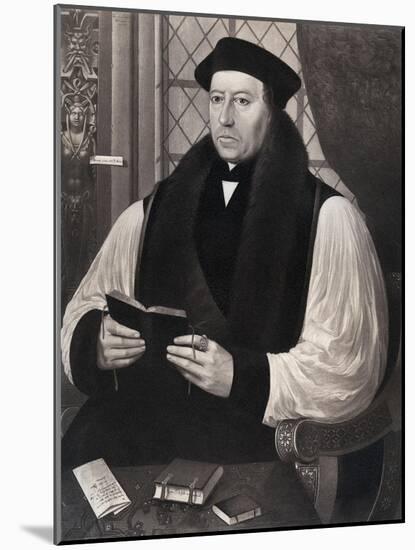 Thomas Cranmer (1459-155), Archbishop of Canterbury, 1546-Gerlach Fliccius-Mounted Giclee Print