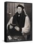 Thomas Cranmer (1459-155), Archbishop of Canterbury, 1546-Gerlach Fliccius-Framed Stretched Canvas
