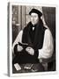Thomas Cranmer, Archbishop of Cantebury, 1546, Pub. 1902 (Collotype)-Gerlach Flicke-Stretched Canvas