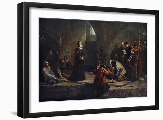 Thomas Cranmer at the Traitor's Gate, 1553-Frederick Goodall-Framed Giclee Print