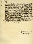 Episcopal Declaration of Archbishop Crammer and Seven Other English Bishops, C1537-Thomas Cranmer-Giclee Print