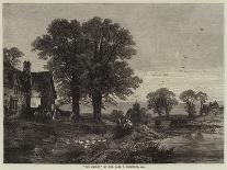 On the Terrace at Haddon Hall, Derbyshire, 1840-Thomas Creswick-Giclee Print