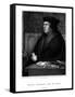 Thomas Cromwell, 1st Earl of Essex, English Statesman-W Holl-Framed Stretched Canvas