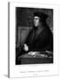 Thomas Cromwell, 1st Earl of Essex, English Statesman-W Holl-Stretched Canvas