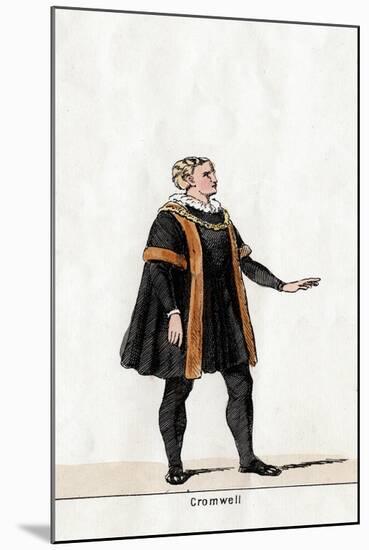 Thomas Cromwell, Costume Design for Shakespeare's Play, Henry VIII, 19th Century-null-Mounted Giclee Print