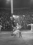 Juggler Spinning Seven Plates at Once-Thomas D^ Mcavoy-Photographic Print