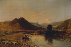 Water Scene, 1858-Thomas Danby-Stretched Canvas