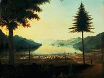 The Encampment at Lake George, New York, 1759-Thomas Davies-Framed Stretched Canvas