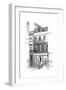 Thomas De Quincey's House, Soho, London, 1912-Frederick Adcock-Framed Giclee Print