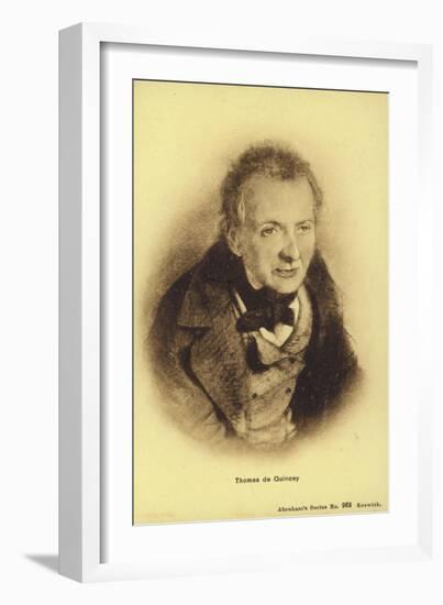 Thomas De Quincey-null-Framed Giclee Print