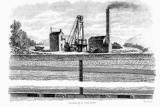 Section of a Coal Mine, 1860-Thomas Dick-Giclee Print