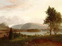 View on the Hudson River Near Tivoli, 1841-Thomas Doughty-Framed Giclee Print