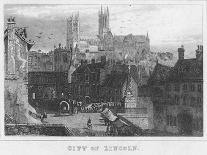 'City of Lincoln', 1845-Thomas Dugdale-Framed Giclee Print