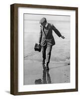 Thomas E. Grant in Biarritz, 1910-Thomas E. & Horace Grant-Framed Photographic Print