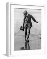 Thomas E. Grant in Biarritz, 1910-Thomas E. & Horace Grant-Framed Photographic Print