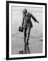 Thomas E. Grant in Biarritz, 1910-Thomas E. & Horace Grant-Framed Photographic Print
