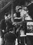 Queen Alexandra Handing a Special Cup to Dorando to Commemorate His Great Effort to Win the…-Thomas E. & Horace Grant-Photographic Print