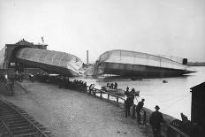 Submarines Leaving the Ship Depot at Harwich-Thomas E. & Horace Grant-Photographic Print