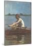 Thomas Eakins (John Biglen at the helm of his Einers) Art Poster Print-null-Mounted Poster