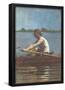 Thomas Eakins (John Biglen at the helm of his Einers) Art Poster Print-null-Framed Poster