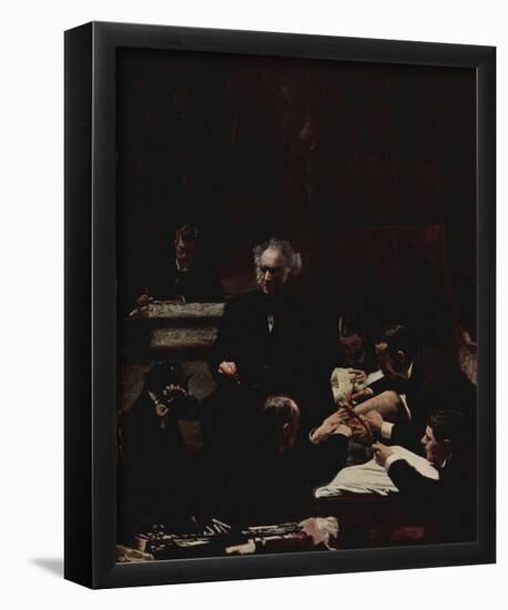 Thomas Eakins (The Gross Clinic) Art Poster Print-null-Framed Poster