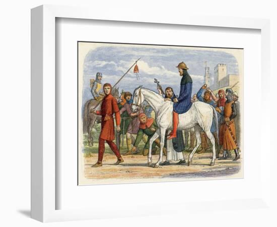 Thomas Earl of Lancaster is Lead to His Execution-James Doyle-Framed Art Print