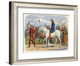 Thomas Earl of Lancaster is Lead to His Execution-James Doyle-Framed Art Print