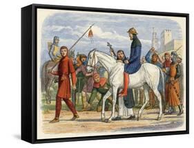 Thomas Earl of Lancaster is Lead to His Execution-James Doyle-Framed Stretched Canvas