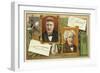 Thomas Edison and Eugene Chevreul-null-Framed Giclee Print