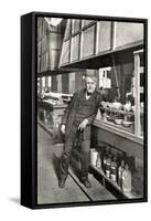 Thomas Edison, Leaning-null-Framed Stretched Canvas