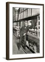 Thomas Edison, Leaning-null-Framed Photographic Print