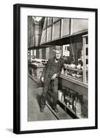 Thomas Edison, Leaning-null-Framed Photographic Print