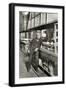 Thomas Edison, Leaning-null-Framed Photographic Print