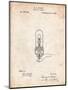 Thomas Edison Light Bulb Patent-Cole Borders-Mounted Art Print