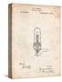 Thomas Edison Light Bulb Patent-Cole Borders-Stretched Canvas