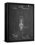 Thomas Edison Light Bulb Patent-null-Framed Stretched Canvas