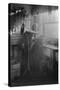 Thomas Edison Listening To The Phonograph-null-Stretched Canvas