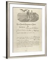 Thomas Edison's Patent Application-null-Framed Photographic Print