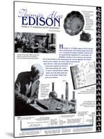 Thomas Edison-null-Mounted Poster