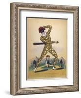 Thomas Eller as Harlequin-null-Framed Art Print