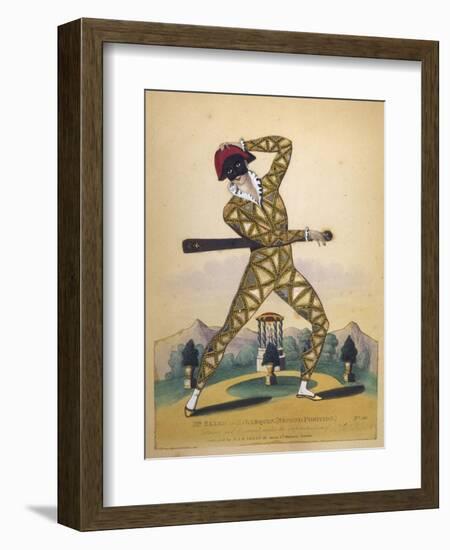 Thomas Eller as Harlequin-null-Framed Art Print