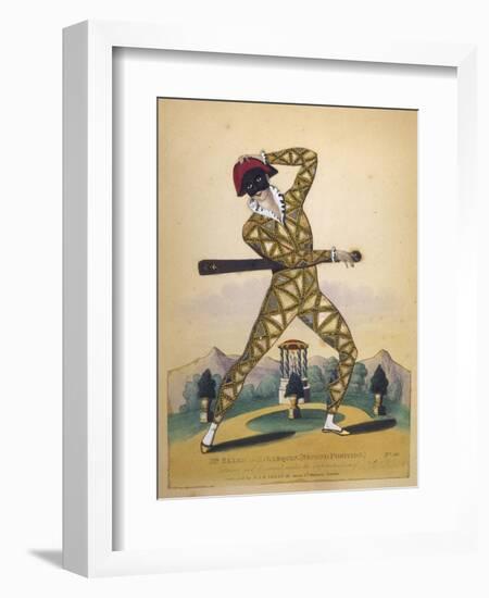 Thomas Eller as Harlequin-null-Framed Art Print