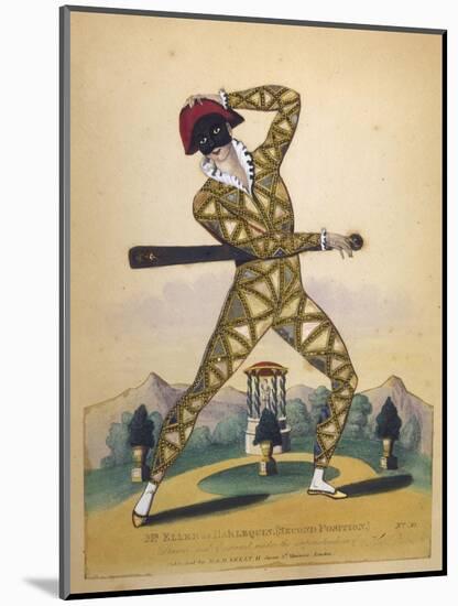 Thomas Eller as Harlequin-null-Mounted Art Print