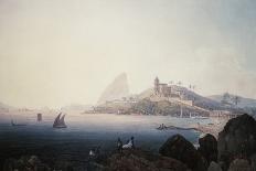 View of the Gloria Church and Sugarloaf Mountain, Rio De Janeiro-Thomas Ender-Framed Stretched Canvas