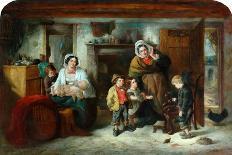 The Mitherless Bairn, 1851-93-Thomas Faed-Giclee Print