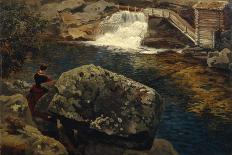 Labrofossen Near Kongsberg-Thomas Fearnley-Giclee Print